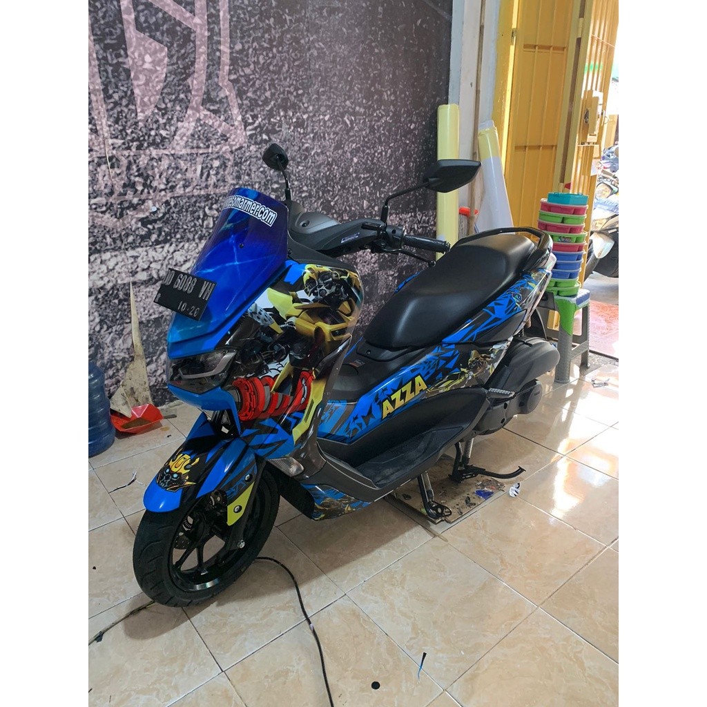 Stiker Motor YAMAHA NMAX NEW 2020 2021  Decal Body Nmax ABS Kartun Motif BUMBLEBEE TRASFORMERS