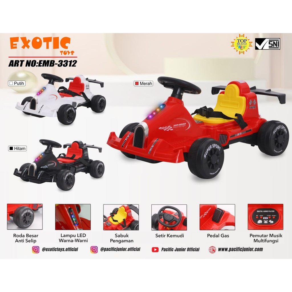 GOKART ACCU / AKI ANAK EXOTIC EMB 3312