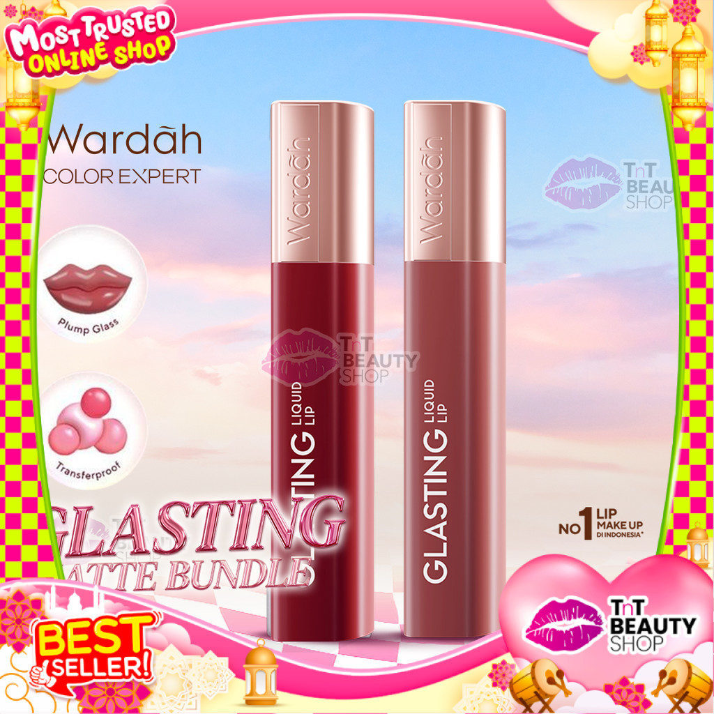 [BUNDLING] Wardah Glasting Liquid Lip - PAKET Ombre - TnT Beauty Shop
