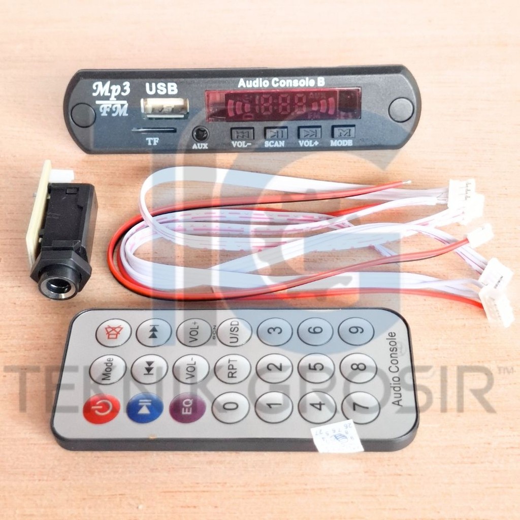 Kit Audio Karaoke MP3 Bluetooth + Echo – Modul Karaoke DC 12V Siap Rakit