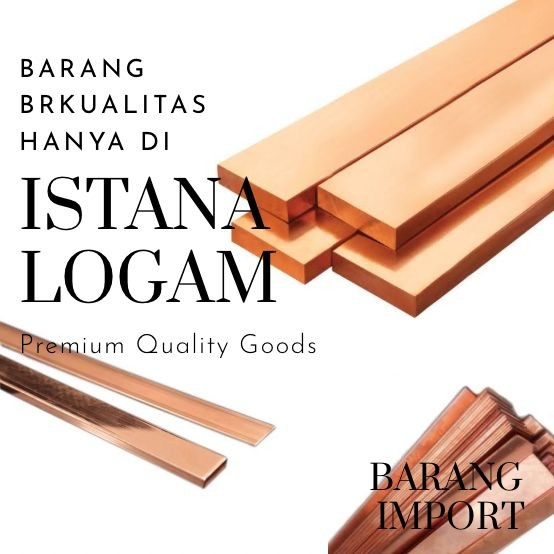 Plat Tembaga Busbar 5mm x 40mm x 1000mm /Tembaga Busbar Import