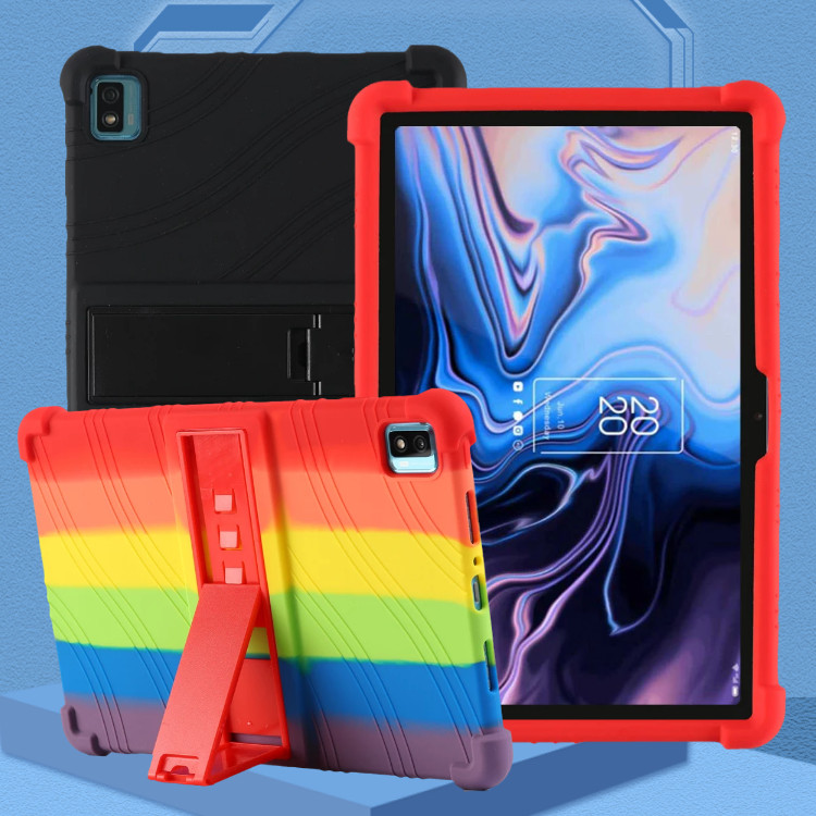Soft Silicon Cover For Funda TCL TABMAX 10.4 9296Q Case 10.36" Tablet PC Kickstand Coque with 4 Shoc