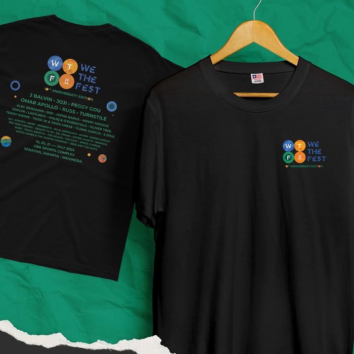 (COD) KAOS | T-SHIRT THE WE FEST LIMITED EDITION 2024 - WT, S