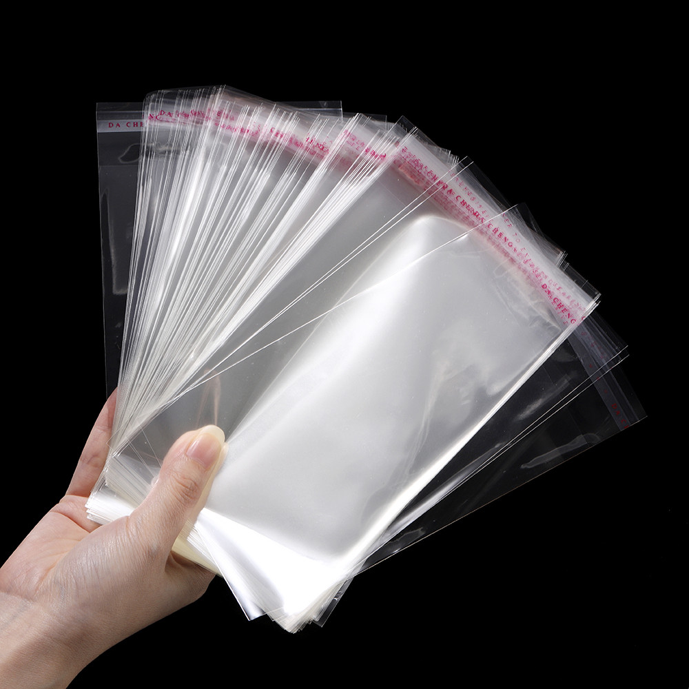 

100pcs/Lot Various Models Resealable Poly Bag Transparent Opp Plastic Bags Self Adhesive Seal Jewellery Making Bag