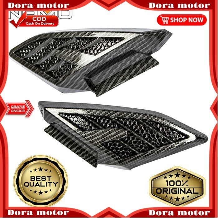 COVER BODY SAMPING NMAX NEW CARBON NMAX 2020 PART.BODY BELAKANG KIRI KANAN / STEP BELAKANG