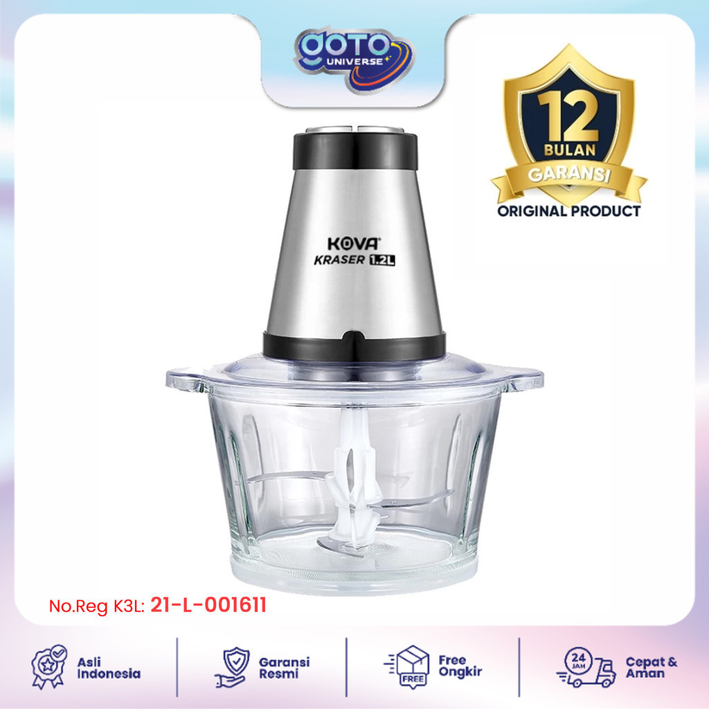 Kova Kraser Meat Grinder Blender Food Chopper Penggiling Daging Sayur