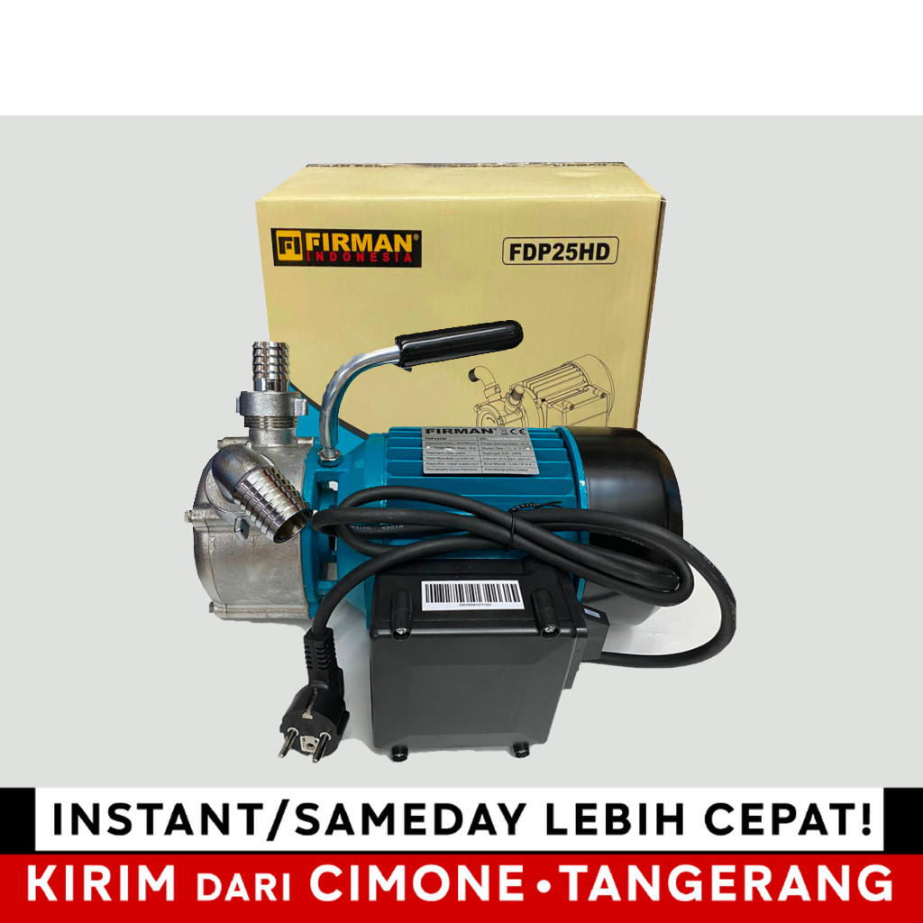 FIRMAN FDP 25 HD / FDP25 25 HD - POMPA CAIRAN KENTAL - POMPA OLI MINYAK SOLAR