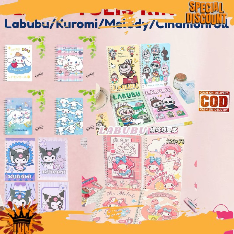 

TREND Notebook A5 Buku Tulis Motif Aesthetic Lucu FANZ