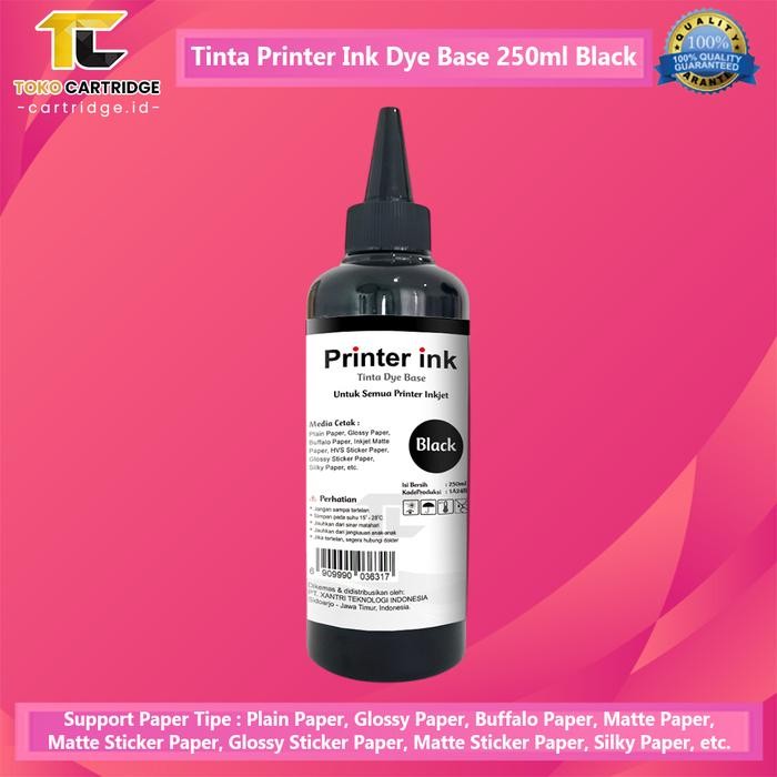 Sale Tinta universal 250 ml Printer Canon IP2770 IP 2770 G3010 G4000 G4010 - Hitam Tbk