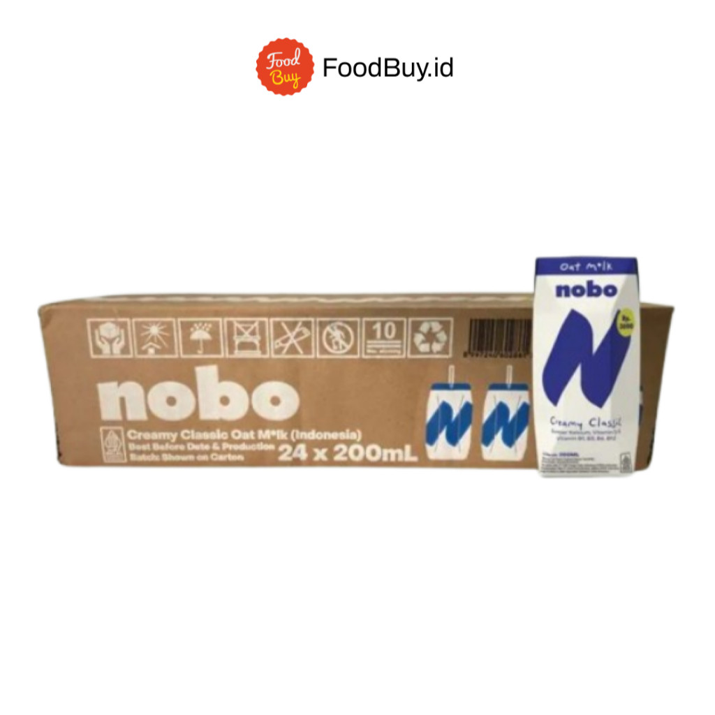 

Paket 1 Dus - Nobo Oat Milk Creamy Classic Straw 200ml