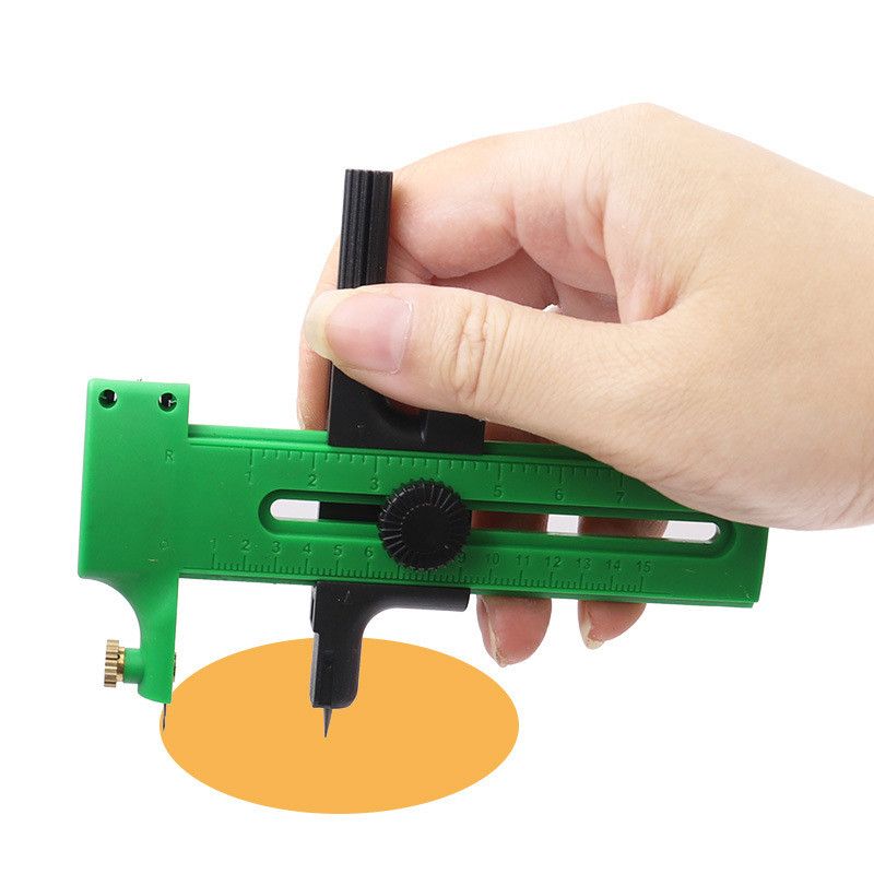 

Double-Stage Art Craft Rotary Compass Circle Cutter for Cutting Paper, Leather, and Vinyl