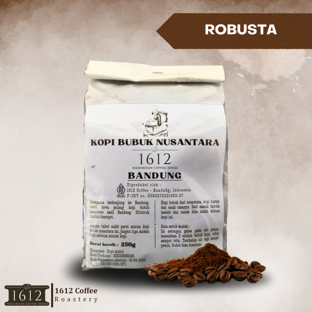 

1612 Coffee - Kopi Bubuk Nusantara Bandung Robustaby bonis