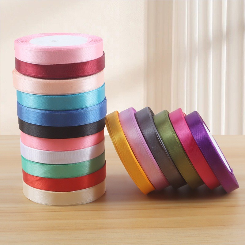 

(ROLL) Pita Satin Polos 1,2cm*22meter