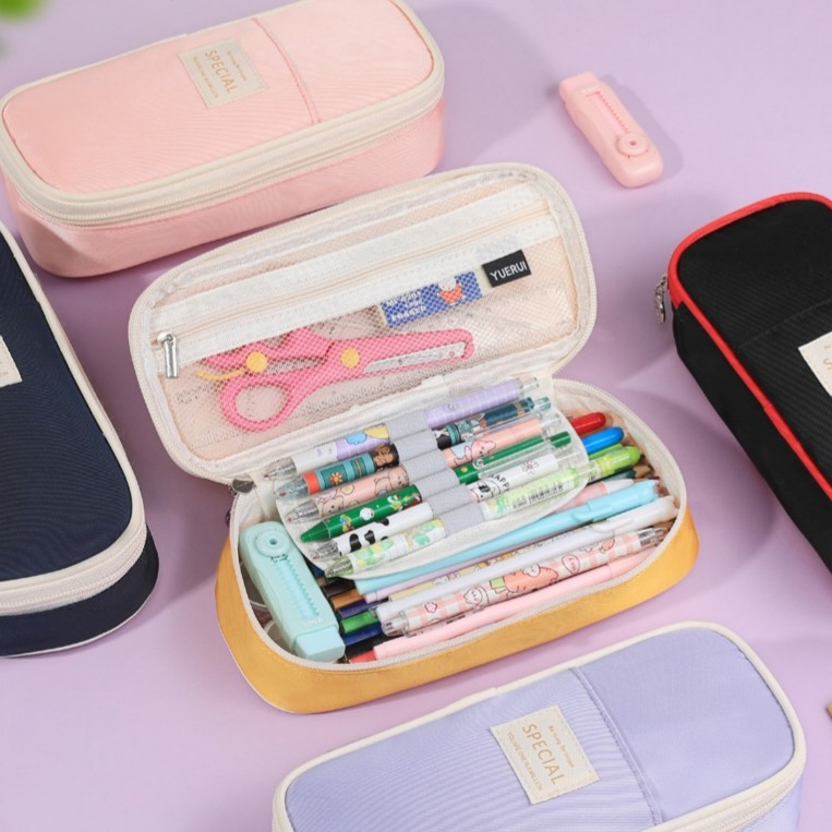 

Tempat Pensil Berkapasitas Besar Kotak Pensil Kotak Pensil Anak Perempuan Tempat Pensil Aesthetic Alat Tulis Persediaan Kantor Sekolah Student Stationery Organizer School Supplies