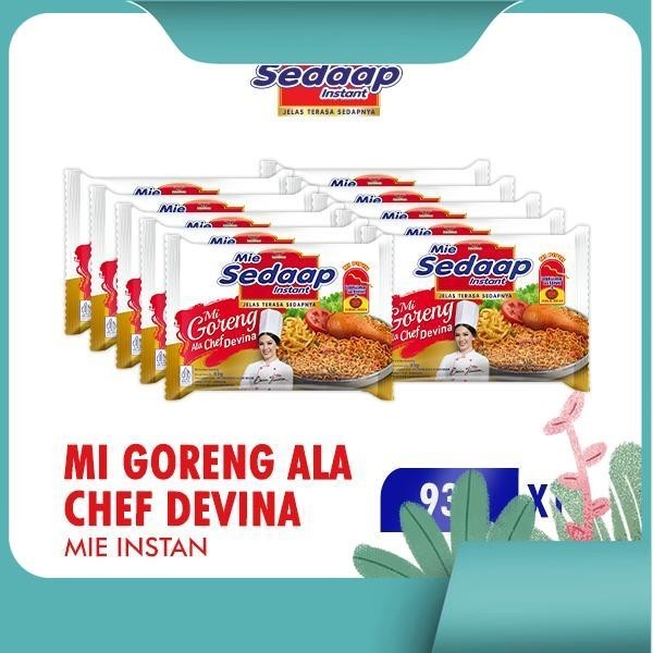 

Sedaap Mie Instant Goreng Ala Chef Bag 93 gr x 10 pcs