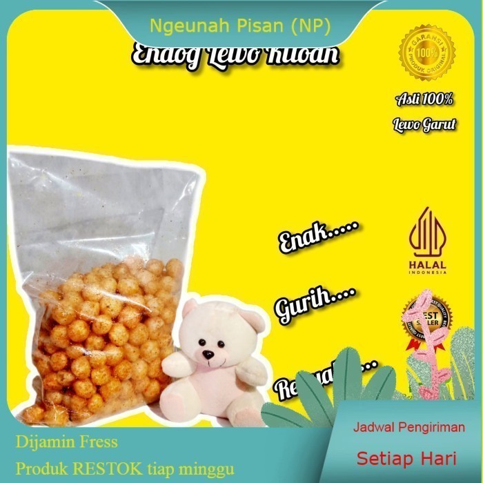 

Endog Lewo Kopong Kemasan 500gr - Asli Lewo Garut