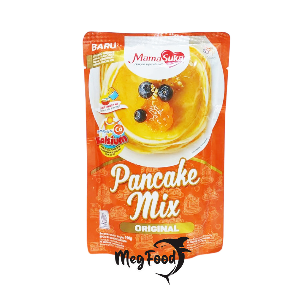 

Mamasuka Pancake Mix Original 190 Gram