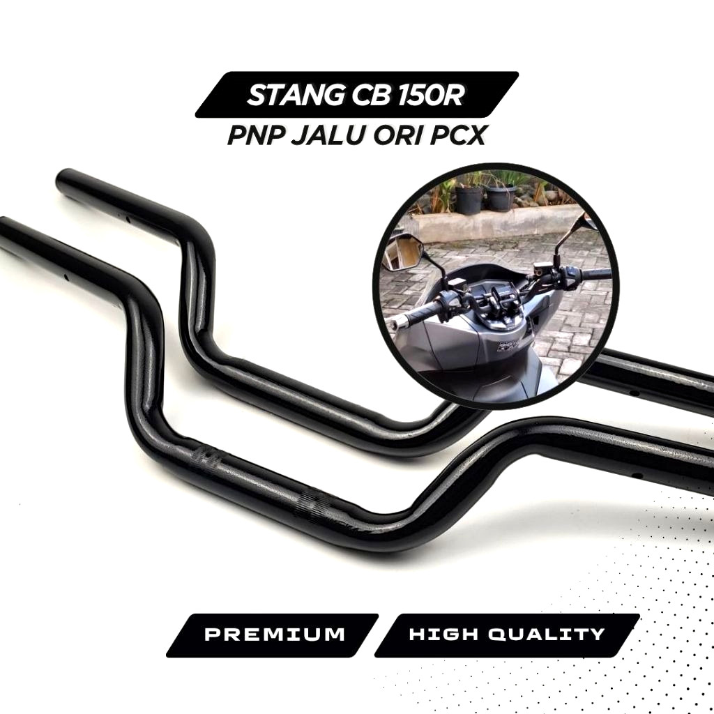 Stang Stir Setang setir honda cb150r CBR cb 150 r led pendek pcx Hitam AHM 99% Mirip ORI AHM cb gl m