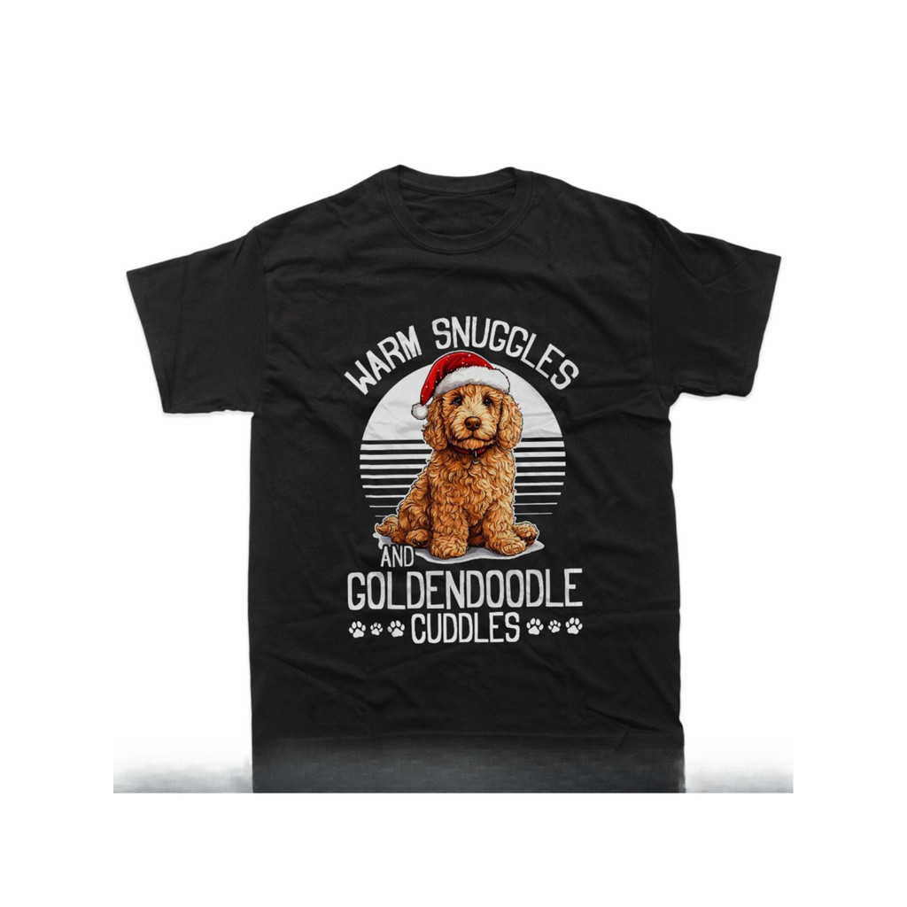 Kaos Natal Anjing Golden Retriever - Kaos Keluarga