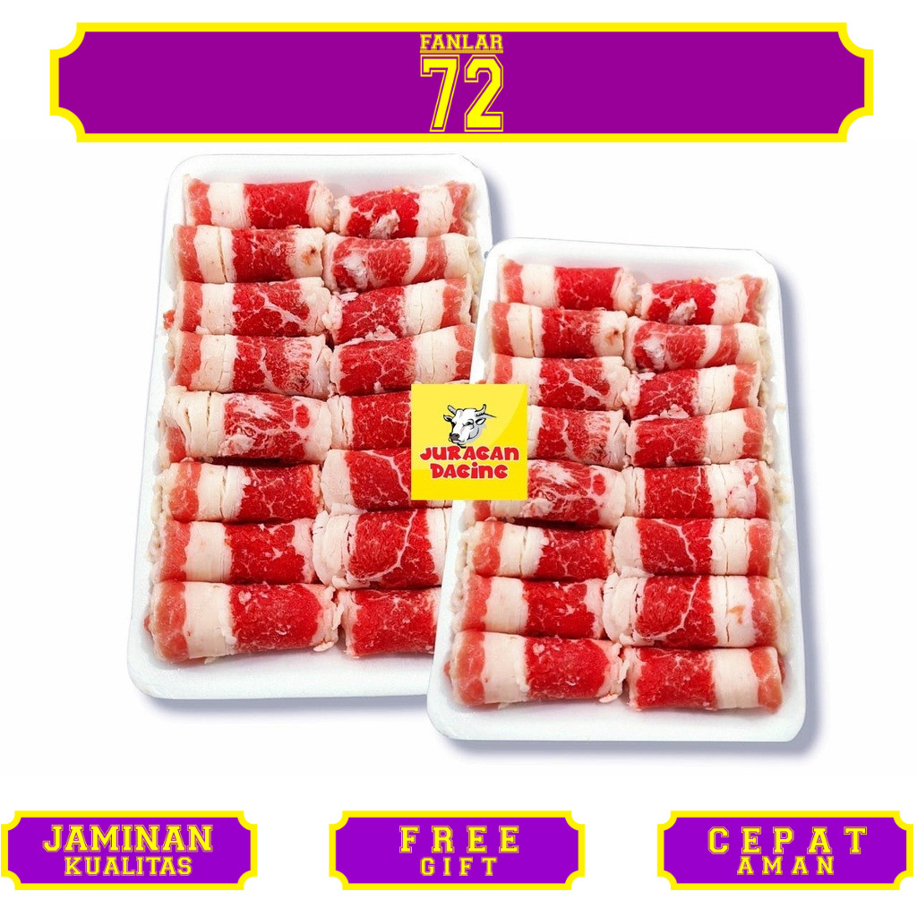 

DAGING SAPI SLICE/ SHORTPLATE / US BEEF SLICE 1 KG - HARGA SPECIAL !