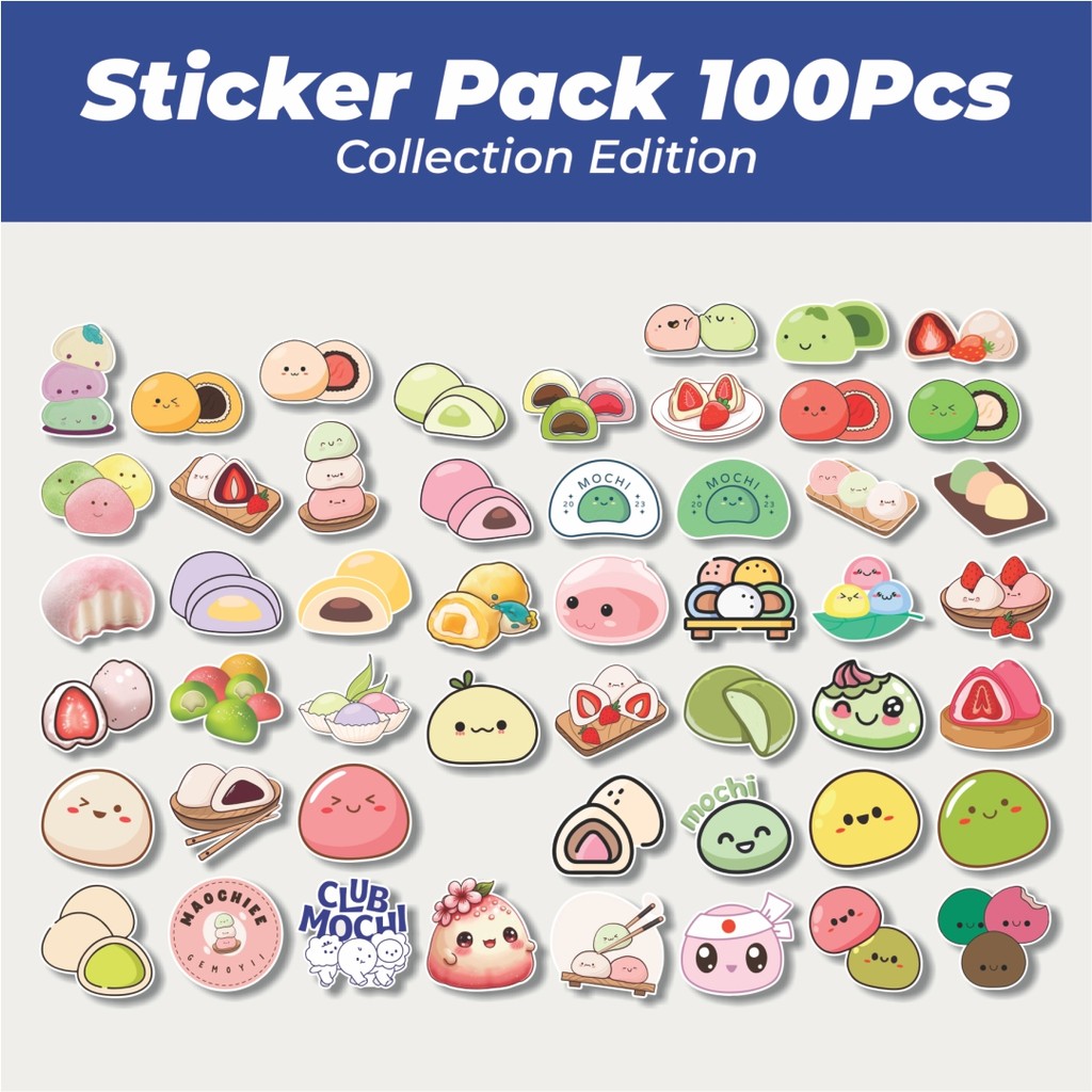 

Hot Stiker Mochi Lezat Lucu Anti Air Stikers Berperekat Waterproof Sticker Decal Buat Motor Helm Buku Journal Koper Casing HP Laptop Botol Minum