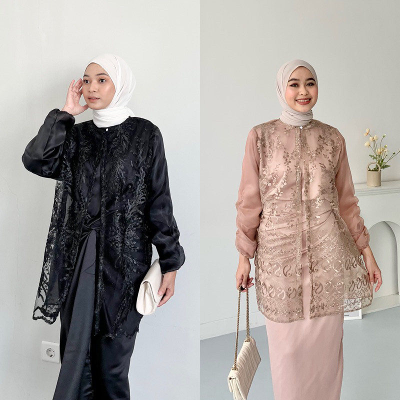 TERLARIS OUTER Organza Motif / Outer Organza Tille Sapto by DEZHAF