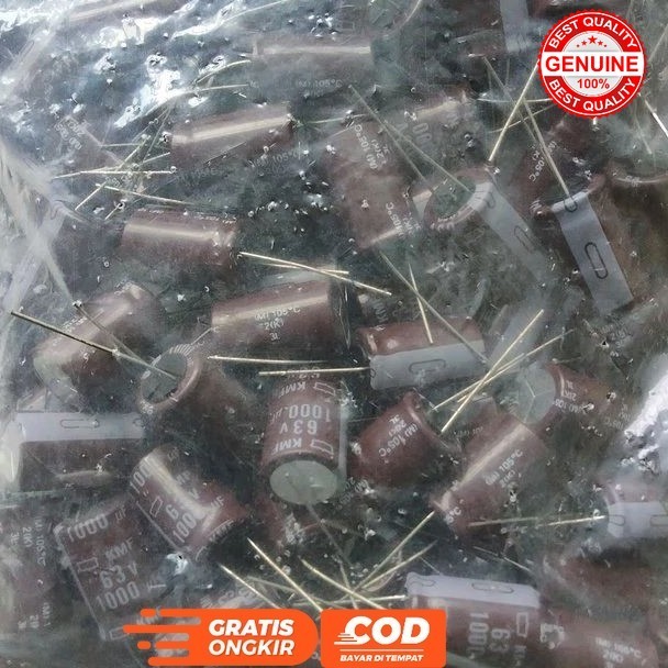 ELKO ELCO 1000UF 1000 UF 63V 63 VOLT