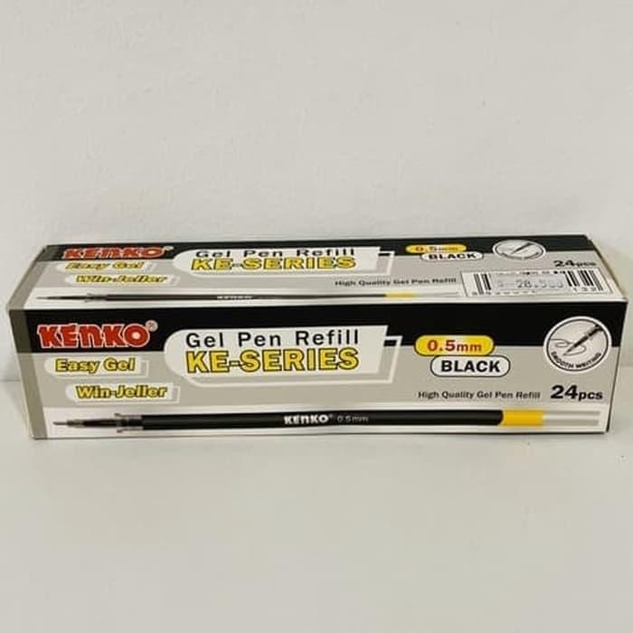 

REFILL EASY GEL PEN KENKO 0,5 MM ( TINTA HITAM ) / 1 BOX ISI 24 by Radhiant official