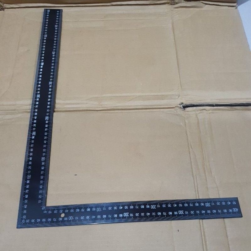 Penggaris Siku Tukang Penggaris Siku Besi 40x60 Tebal Berkualitas
