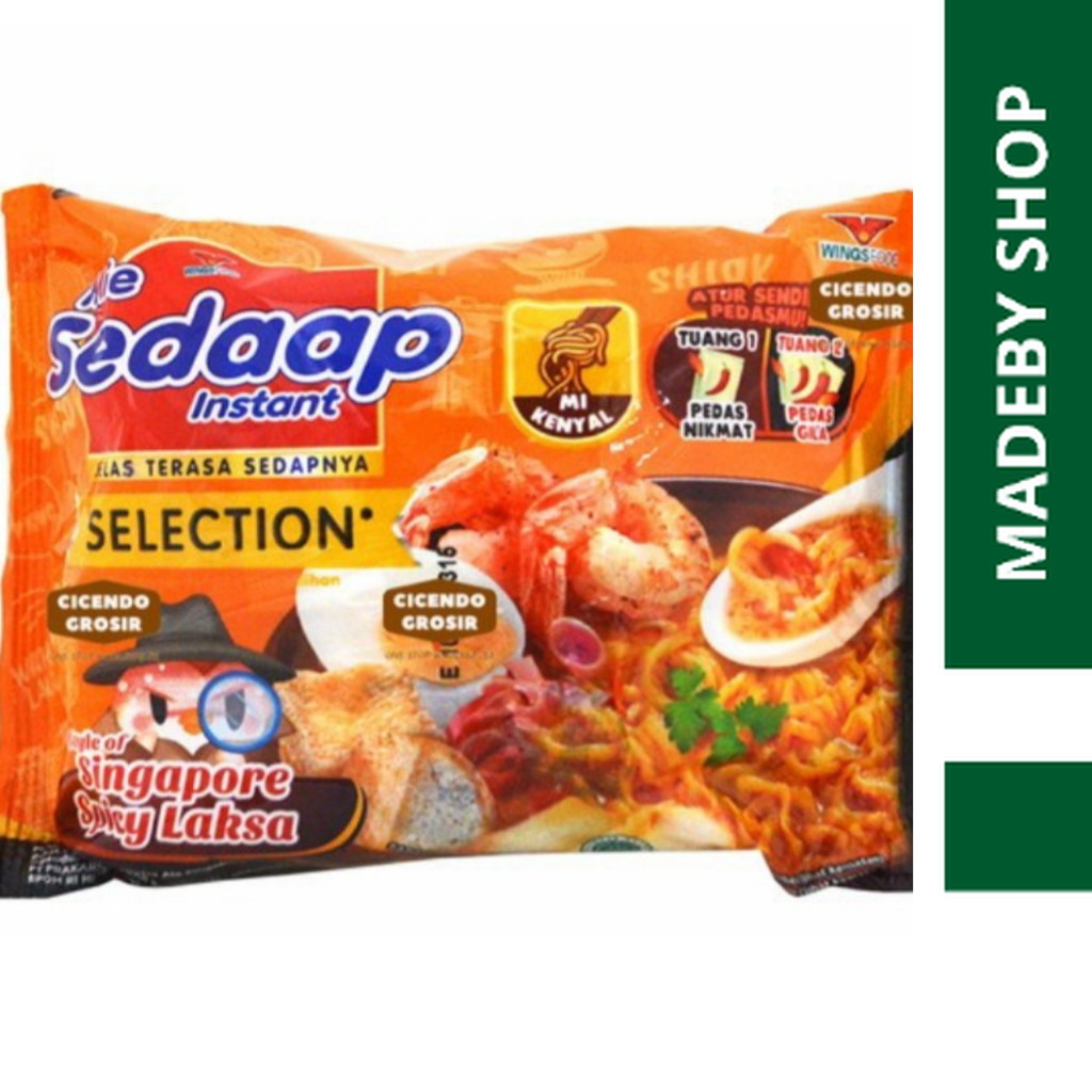 MIE INSTAN SEDAP LAKSA SINGAPORE 1 PCS