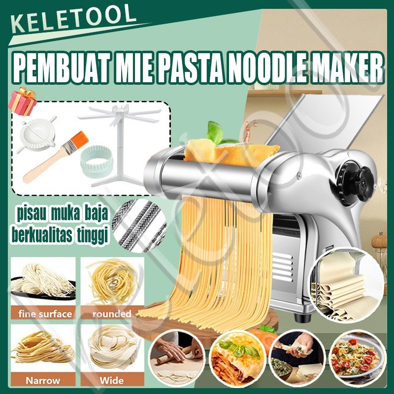 Mesin Pembuat Pasta Elektrik Mesin Pembuat Mie Mie Buatan Sendiri Spaghetti Alat Pembuat Adonan Sega