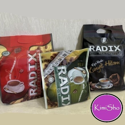 Kopi Radix Pracampur 32 sachet / Radix Diet / Radix kunyit hitam ready stok