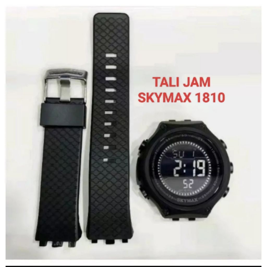 SLV Ori Tali Jam Tangan Skymax 1810 Rubber Pria Wanita gW2