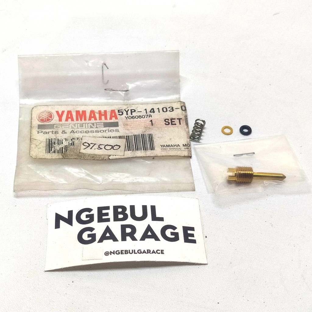 Baut Setelan Gas Karbu Jupiter MX Karburator YAMAHA ORI JAPAN 5YP 14103 00