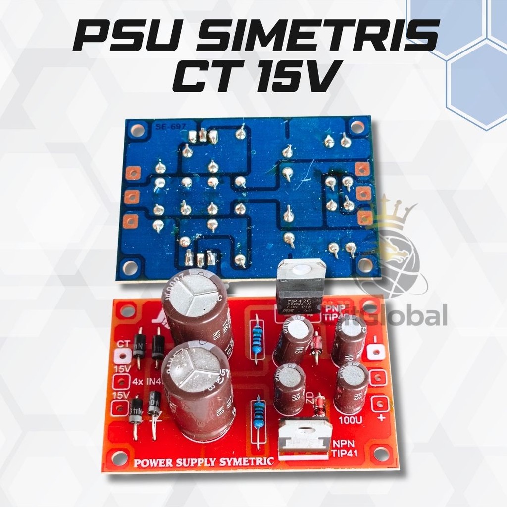 PSU Simetris CT 15V | Kit Power Supply Audio Tone Control