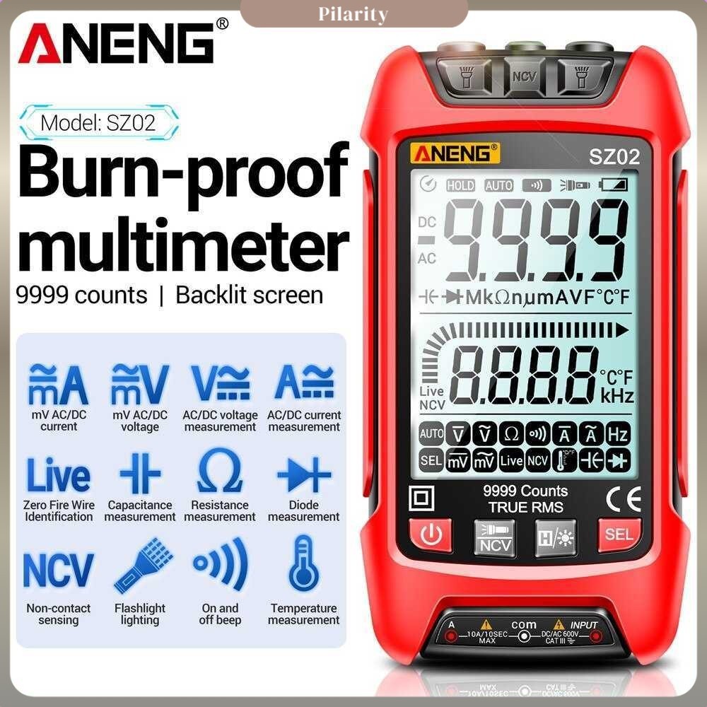 ANENG Digital Multimeter Multitester Voltage Tester Burn Proof - SZ02