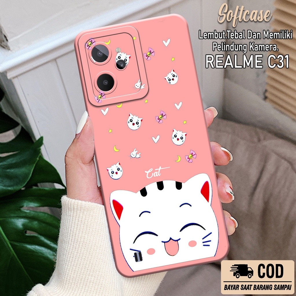 Case Hp REALME C31 - Softcase REALME C31 - Casing REALME C31 - Kesing REALME C31- Silikon REALME C31