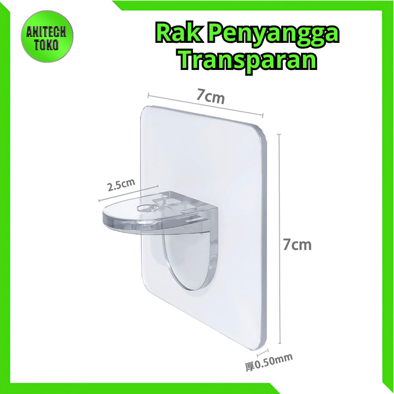 [Anitech_toko] Rak dapur lemari rak, rak penyangga rak transparan, paku rak lemari, rak penyangga le