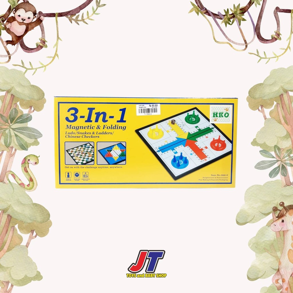 GAME 3IN1 MAGNETIC BOARD