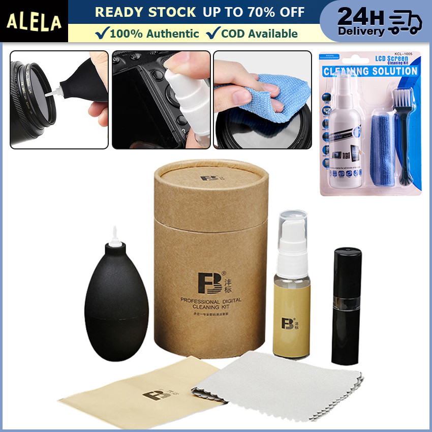 Cleaning Kit 5 in 1 Alat Pembersih Lensa Kamera Monitor LCD HP Laptop Air Blower