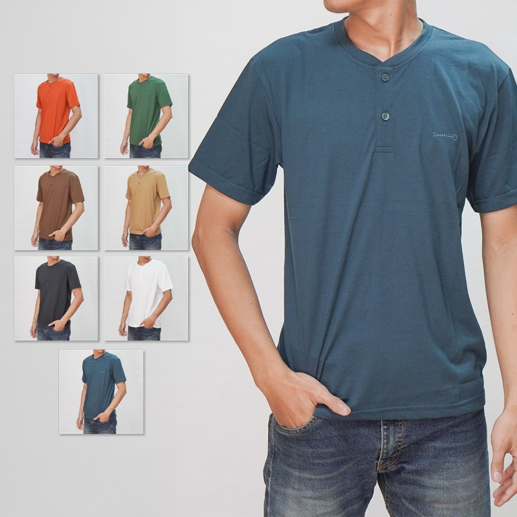 Kaos Polos Kancing IEBE | J1BM6001 J1BM6002 J1BM6003 J1BM6004 J1BM6005 J1BM6006 J1BM6007 OL