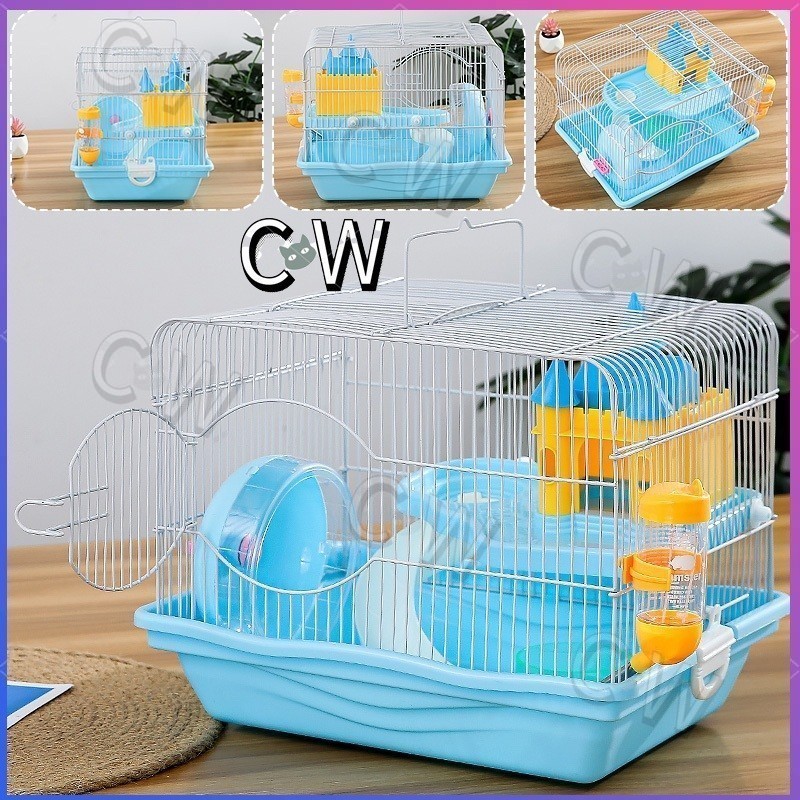 MEMELASHOP Rumah hamster Kandang hamster mewah Kandang hamster berukuran besar