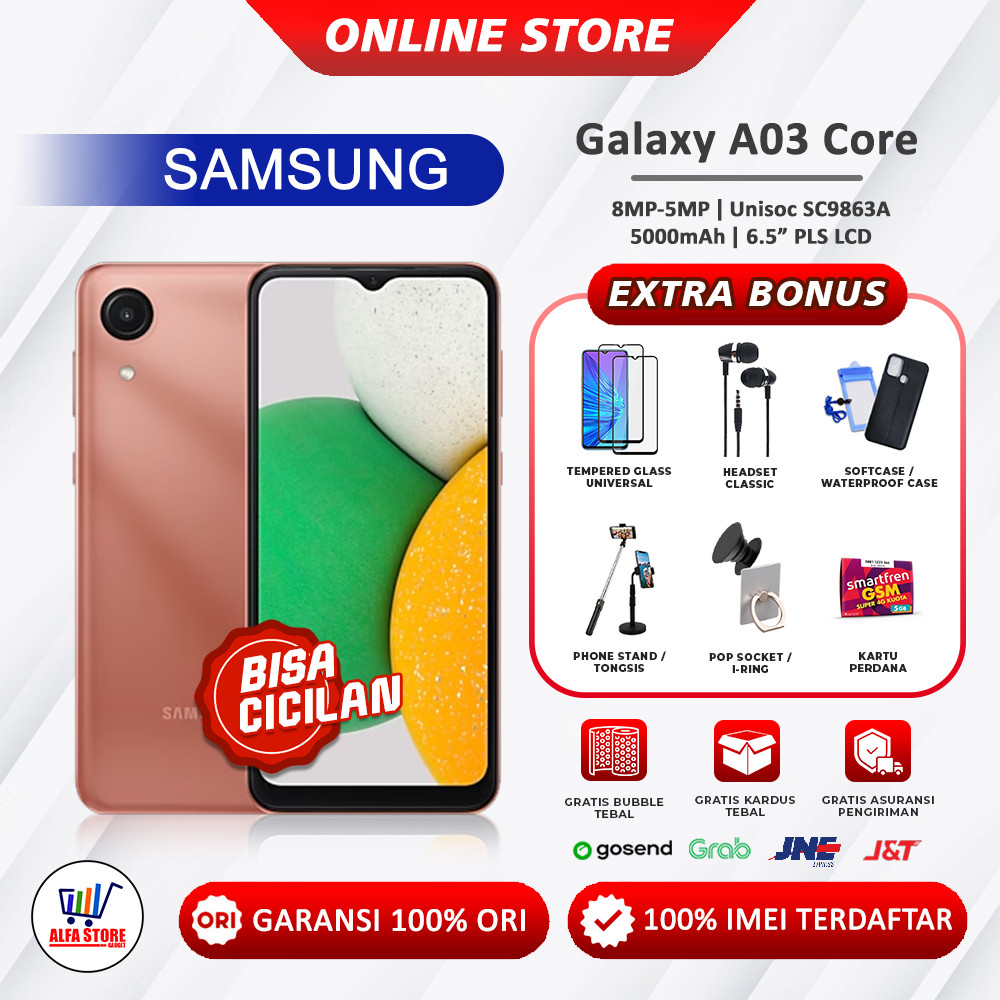 Samsung A03core A03 core Ram 2/32 Garansi resmi