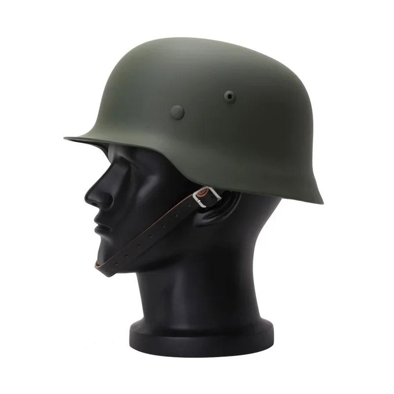 Tactical German WW2 World War 2 All Steel Helmets Stahlhelm Military Army Motorcycle M1935 Memorial 