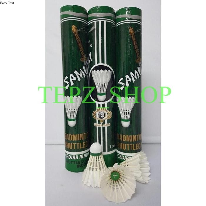 SHUTTLECOCK / KOK BADMINTON SAMURAI HIJAU ORIGINAL - GAJAH MADA