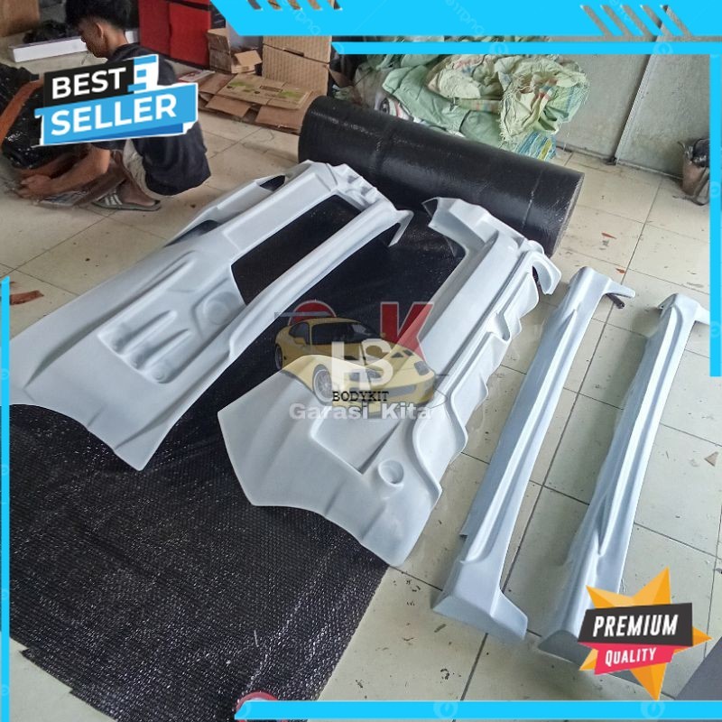 Bodykit Jazz Ge8 2008 Sampai 2014 s rs Adaptasi MUGEN RS Plus Aksesoris Lampu Eksterior Duraplek