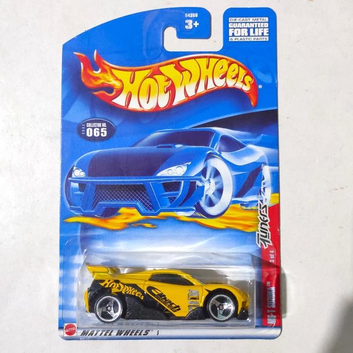 Hotwheels Hot Wheels MST MS T Suzuka kuning 2002 Tuners Eibach