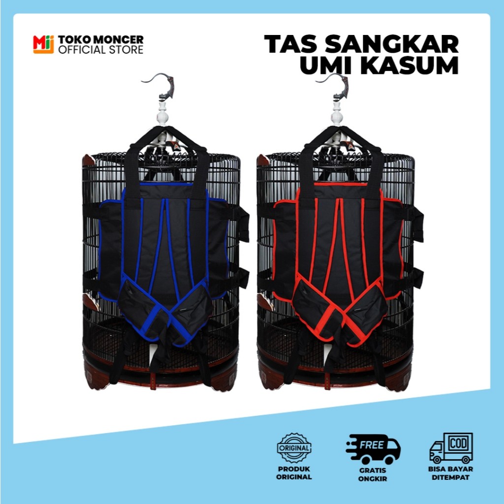 MEMELASHOP Umi Kasum Tas Sangkar Burung Gendongan Multifungsi Untuk Semua Sangkar Burung