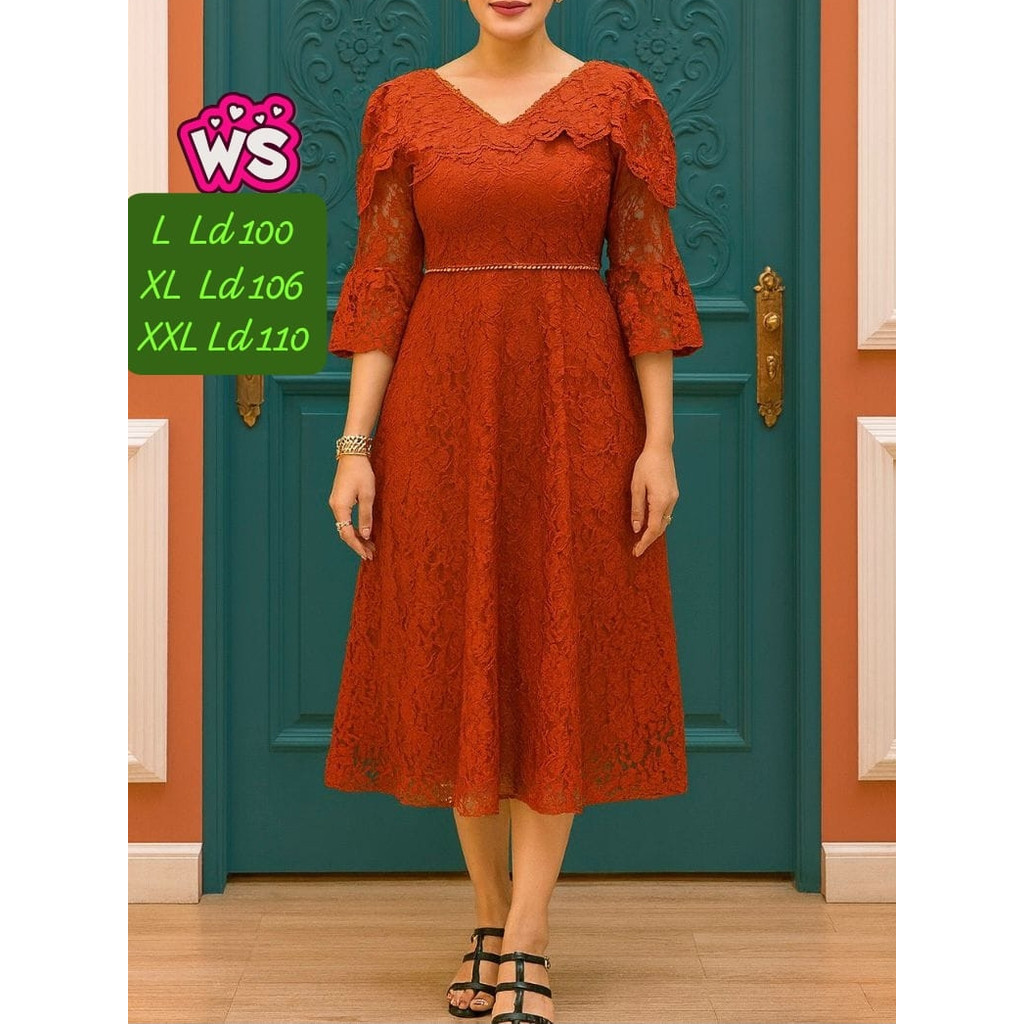 CICI SET ROK BROKAT PANJANG/STELAN BAJU KEBAYA KONDANGAN WANITA BATAK