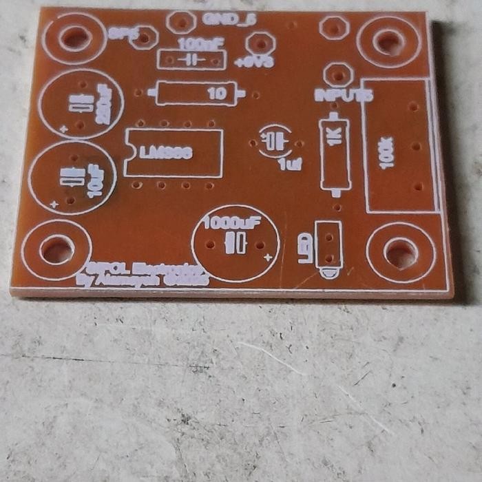 LEW99 PCB Amplifier LM386 LM 386 mini amplifier untuk praktek siswa
